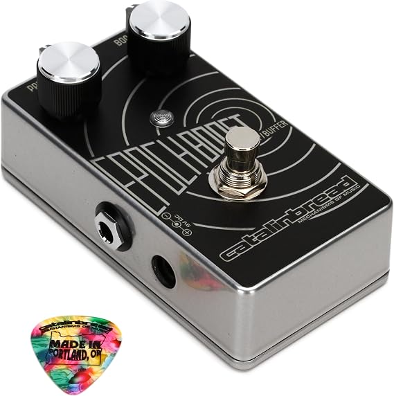 Catalinbread Epoch Boost EP-3 Boost, Overdrive, and Preamp Pedal - Multi-functional Preamp/Buffer Pedal for Electric Guitar with Enhanced Tone Shaping and Sonic Clarity | Multi-functional Preamp/Buffer Pedal for Electric Guitar