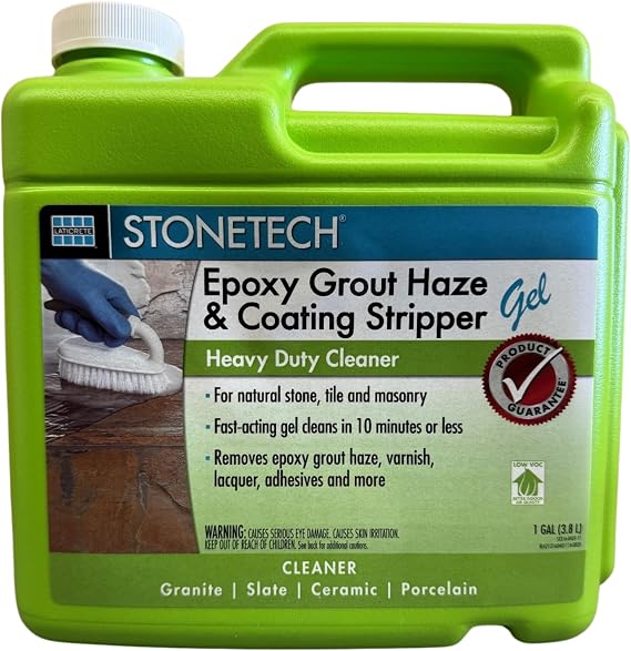 Epoxy Grout Haze Remover and Coating Stripper Cleaner for StoneTech, 128 oz