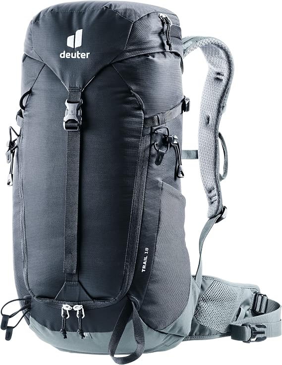 Deuter Trail 18L Backpack for Hiking & Mountain Climbing - Black-Shale