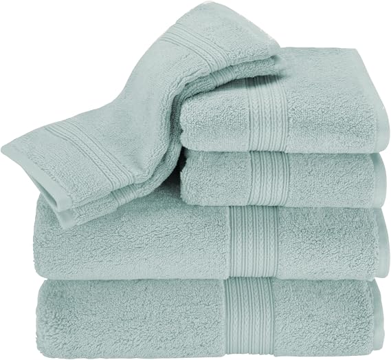 Kassatex KDK-256-REB Kassadesign Towel Set, Robins Egg Blue