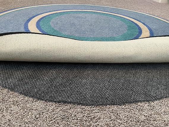 Hold-a-Rug Plush 2' Round Nonskid, Nonslip Rug Pad, Reversible Gripper, 14 Thick, Safe for All Floors and Carpet, Keep Area Rugs Secure