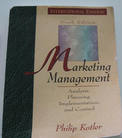 Marketing Management: Analysis, Planning, Implementation, and Control
