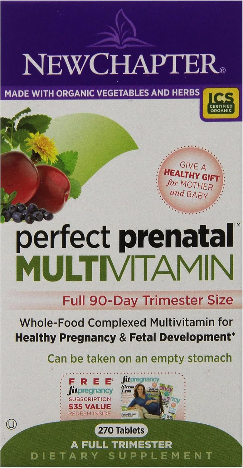 New Chapter Perfect Prenatal Trimester Supplement,270 Count