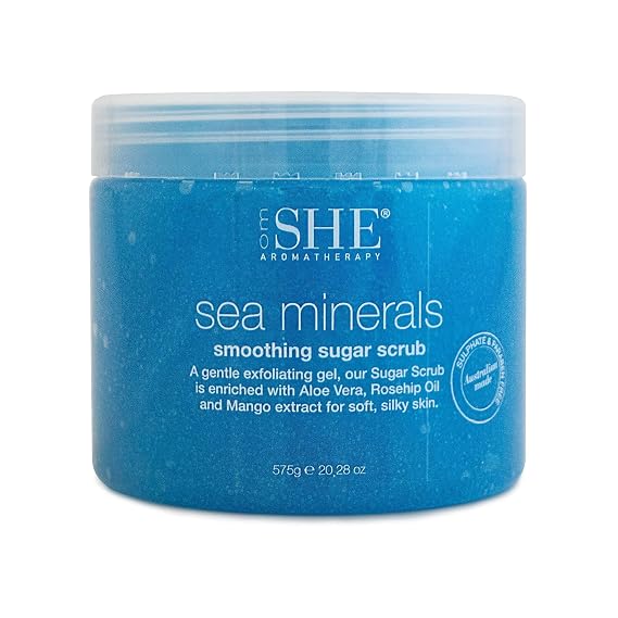 OM SHE Aromatherapy Sea Minerals Sugar Scrub