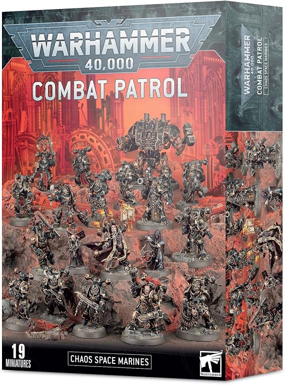 Warhammer 40k Games Work - Combat Patrol: Chaos Space Marines, Multicolor