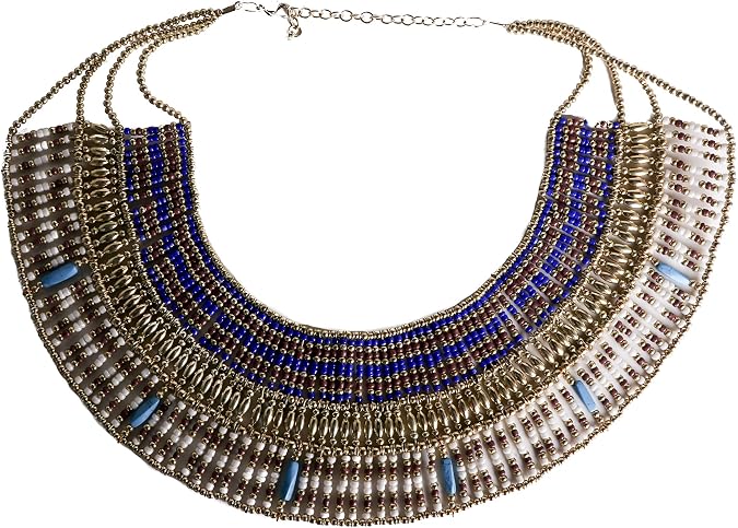 Arsimus Cleopatra Necklace Collar Choker Ancient Egyptian Costume Belly Dance