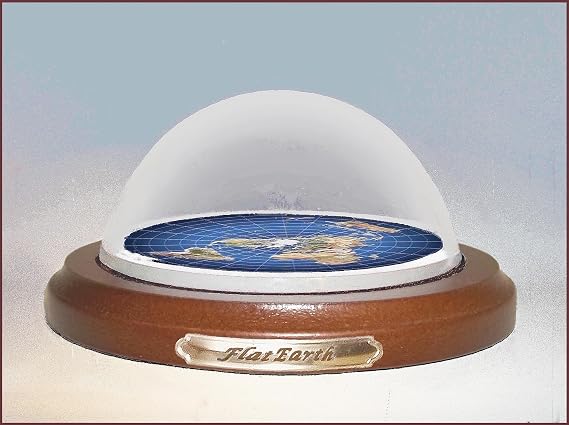 Flat Earth Map Dome Display Model