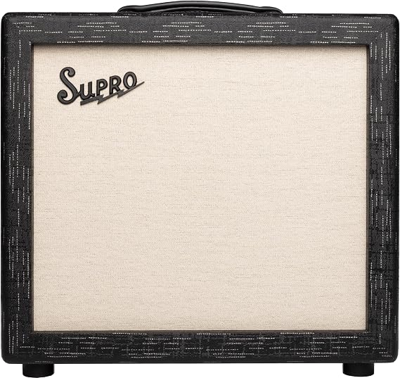 Supro 1614RT Amulet 1 x 12-inch 15-watt Tube Combo Amp - Black Scandia