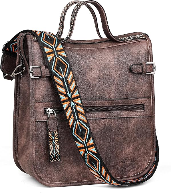 Crossbody Bags Purses for Women, Wide Strap | Designer PU Leather Crossbody with Top HandleCarry as Handbag or Shoulder Bag, Versatile 2-Way Style for Any Occasion