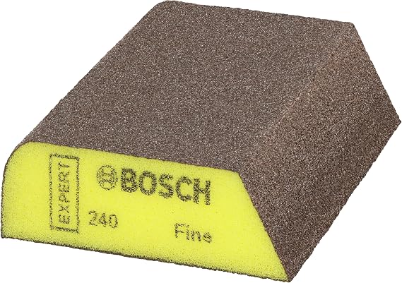 Bosch 1x EXPERT S470 Kombi Schleifschwämme (für Farbe auf Holz Weichholz Ø 69 x 97 x 26 mm fein Professional Zubehör Handschleifen)
