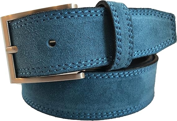 Mens Italian Suede Belt 35mm Formal Casual