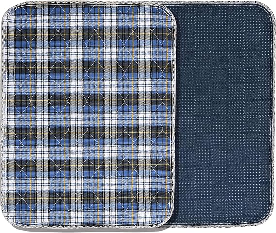 Anti-Slip Quilted Washable and Reusable Incontinence Bed Underpads, 35"X52" (2 Pack), Waterproof Sheet and Mattress Protectors