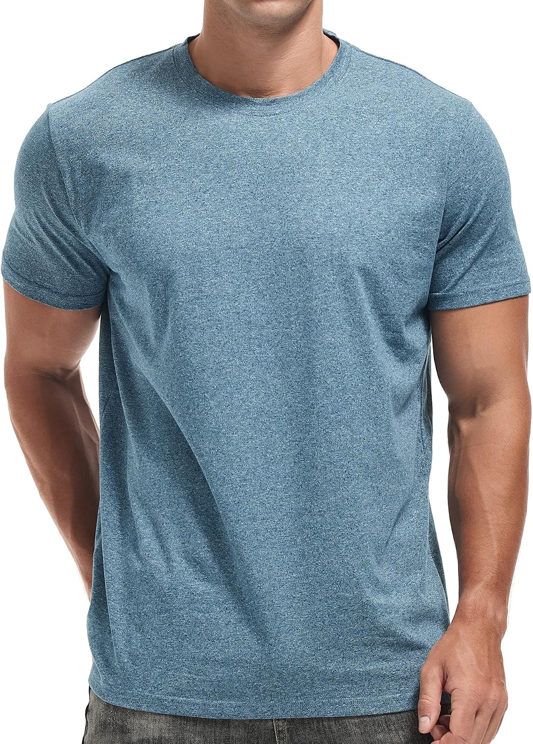 VEIISAR Crew Neck Tees Premium Mens T-Shirts - Soft and Fit Mens T-Shirt - Casual Stylish Tee for Men S - 4XL