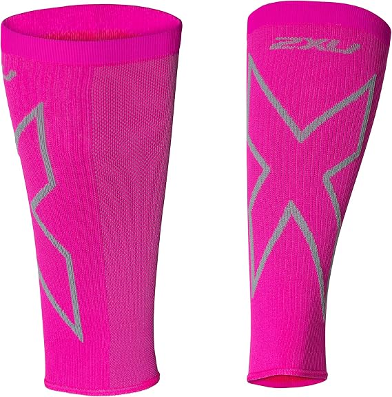 2XU X Compression Calf Sleeves (Magenta, Medium)