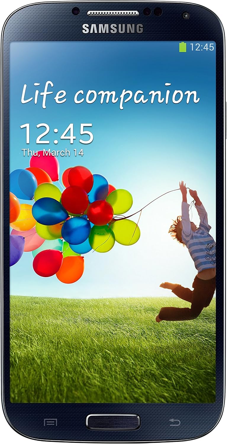 Samsung Galaxy S4 5 inch UK SIM-free unlocked Smartphone Quad Core 1.9GHz, 2Gb RAM, 16Gb storage, 4G, WLAN, BT, Camera, Android 4.2.2 - Black Mist