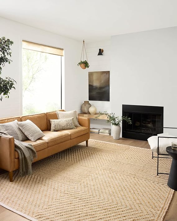 Loloi Angela Rose Colton Natural/Ivory 4'-0" x 6'-0" Accent Rug