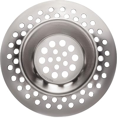 Bathtub Strainer Hair Catcher - Kitchen Strainer Sink - Bath Sink Strainer 3 Inch - Stainless Steel Sink Strainer for Kitchen Sink and Bathroom - Drain Catcher for Food, Hair and Waste