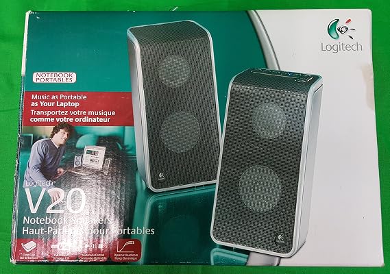 Logitech V20 Notebook Speakers (Black)