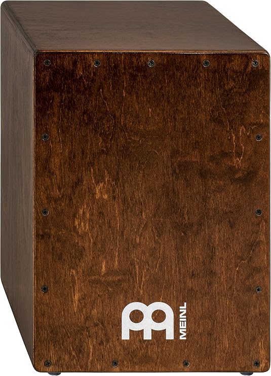 Meinl Percussion Cajon Box Drum with Internal Snares - MADE IN EUROPE - Baltic Birch Wood Compact Size, (JC50BR)