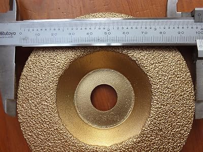 TechDiamondTools Diamond Cup Wheel for Angle Grinder 4 inch 40 Grit